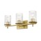 Z-Lite Grayson Vanity, 3-Light, 23 In.W x 5.75 In.L x 8.5 In.H, Modern Gold/Clear + Etched Opal 1949-3V-MGLD - alternate 6